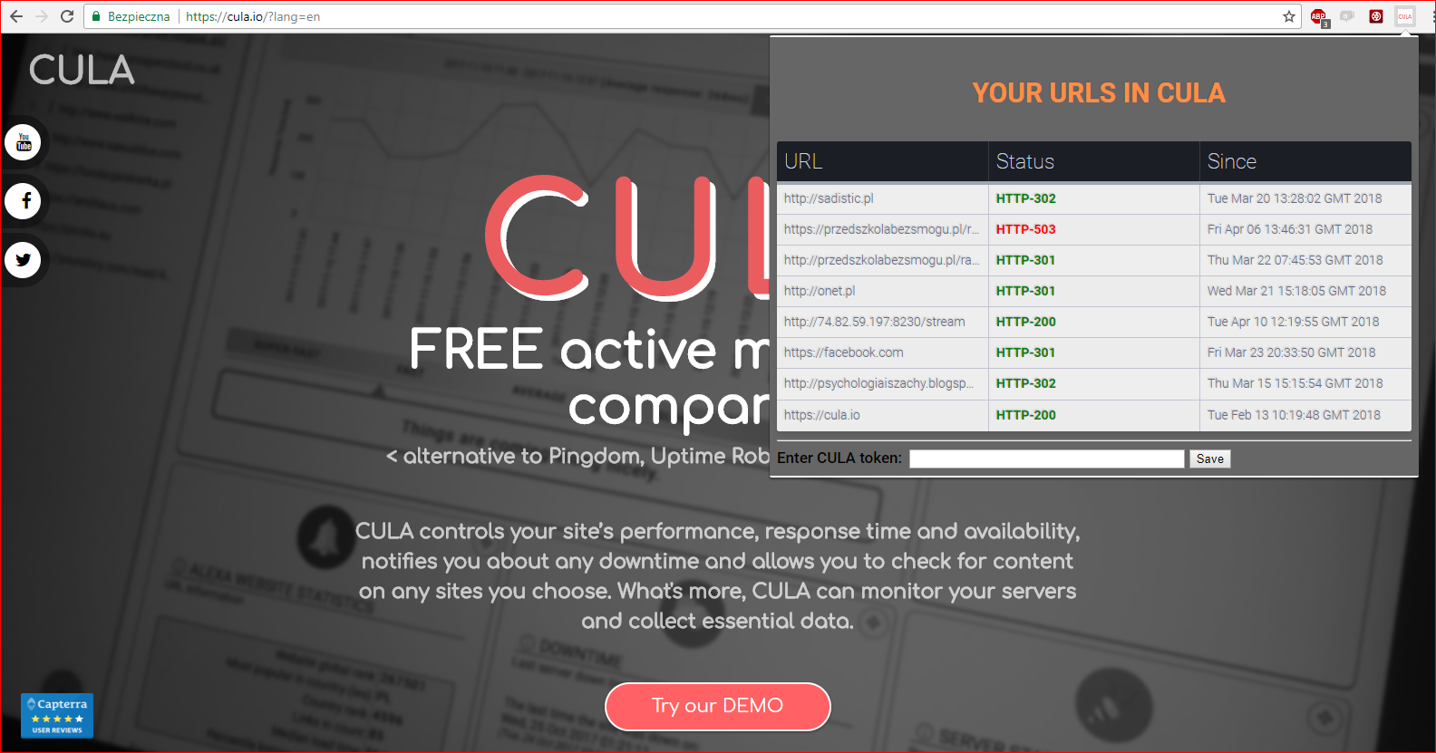 For your convenience.